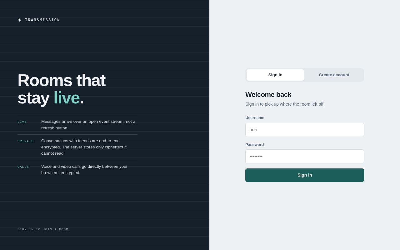 Preview of Realtime Chat App