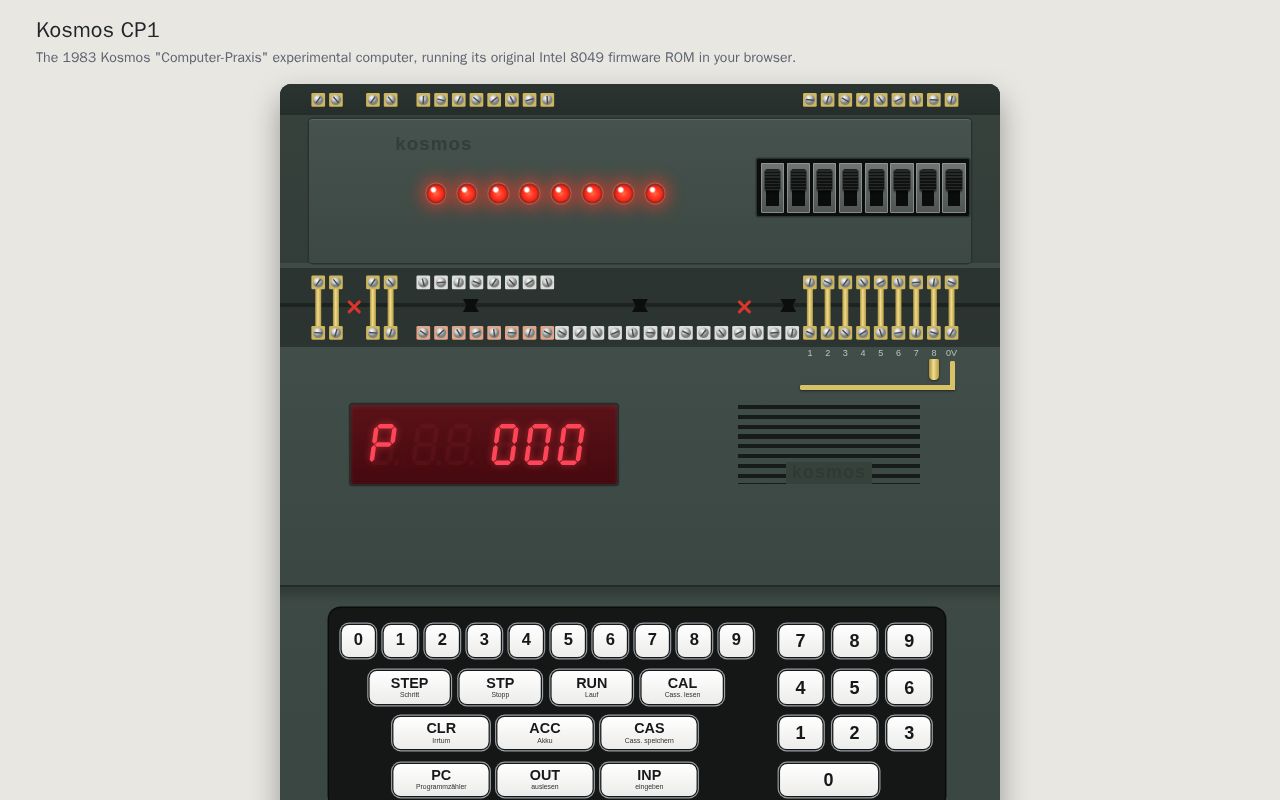Preview of Kosmos Cp1 Emulator