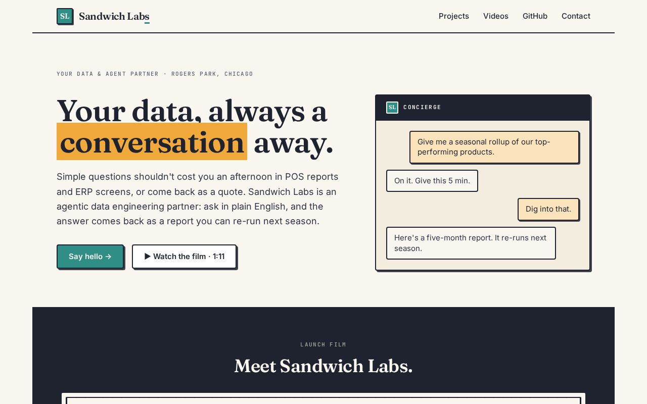 Preview of Sandwich Labs