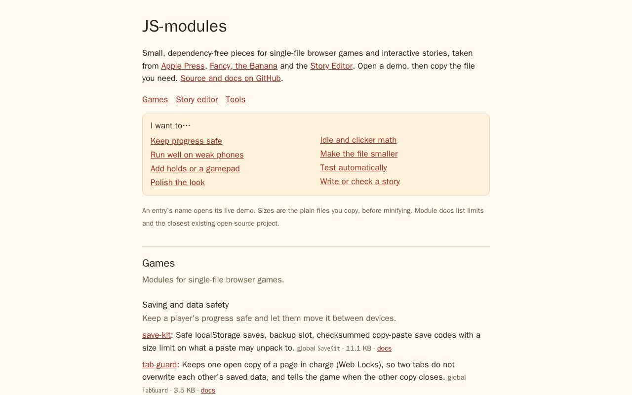 Preview of JS Modules