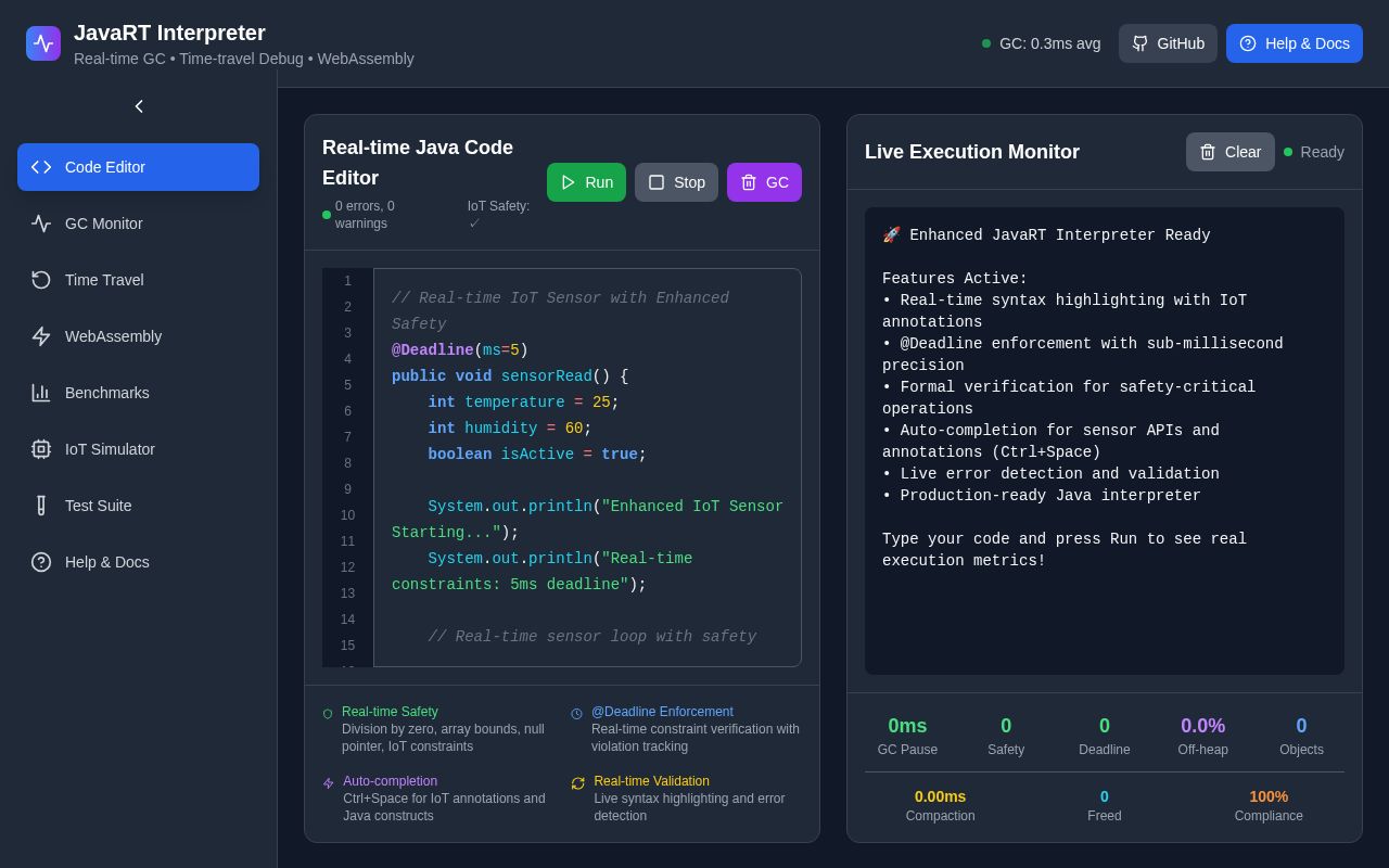 Preview of Java Based Interpreter