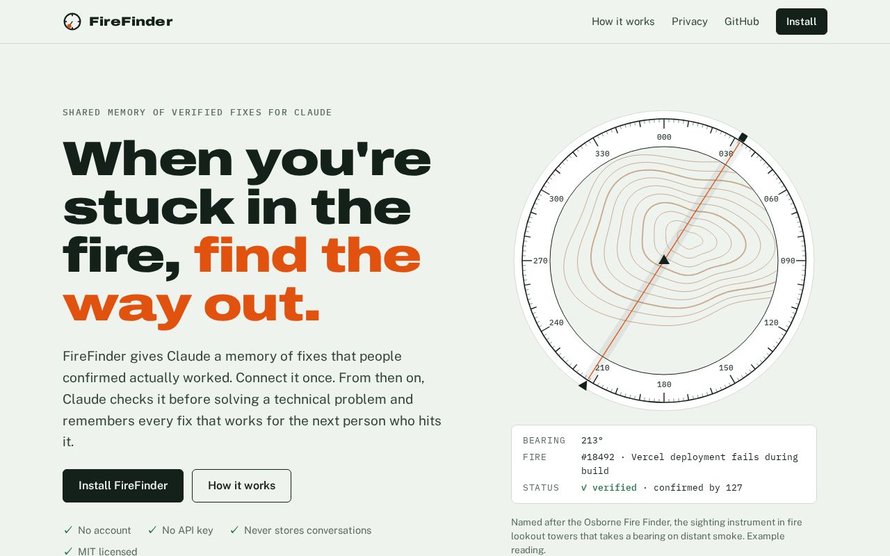 Preview of FireFinder