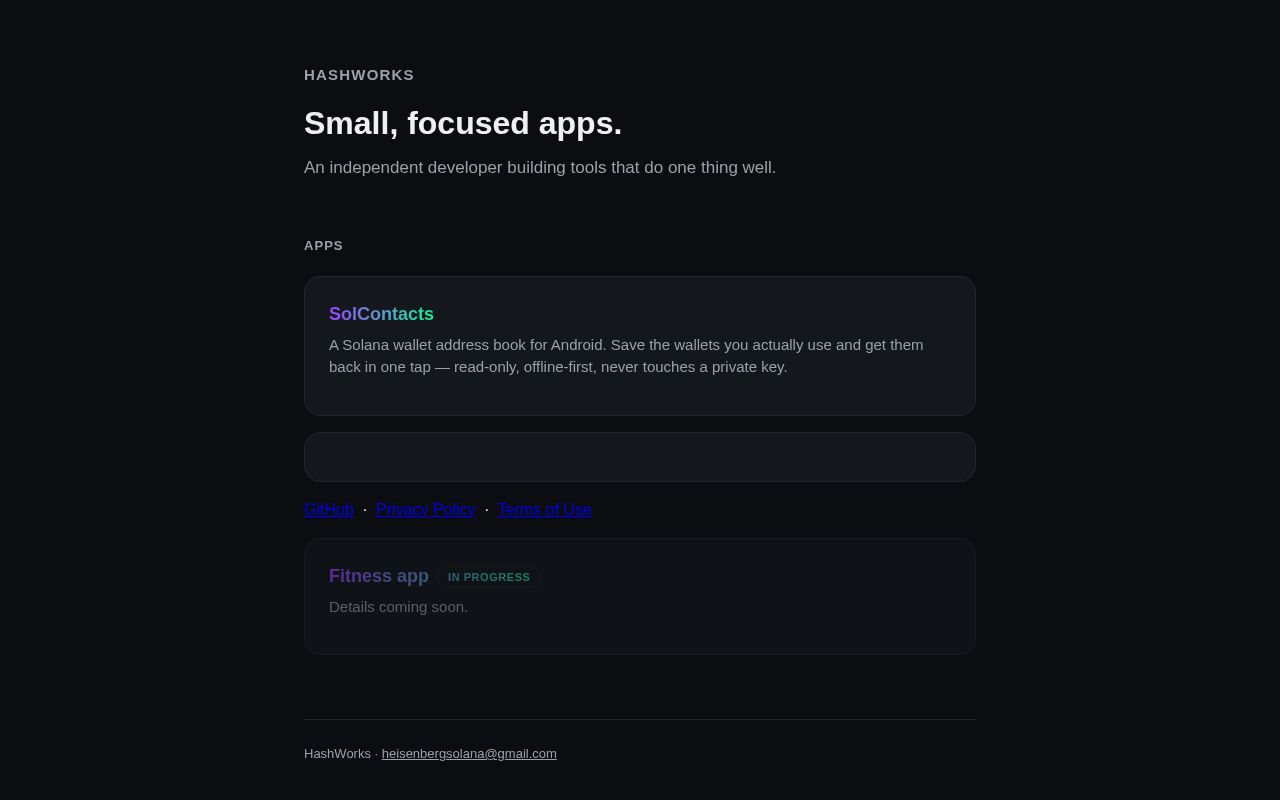 Preview of Heisenbergsolana Github Io