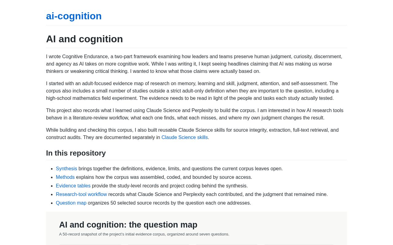 Preview of Ai Cognition