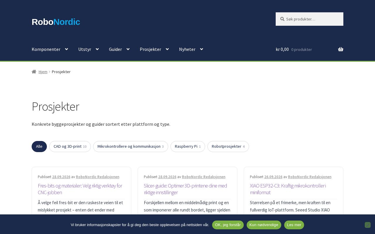 Preview of Robonordic Prosjekter