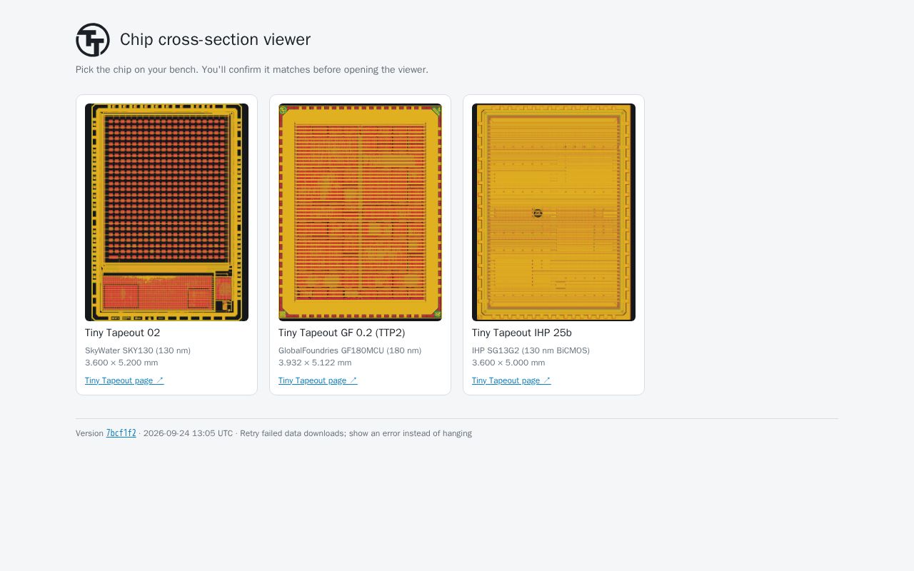 Preview of Chip Cross Section Viewer