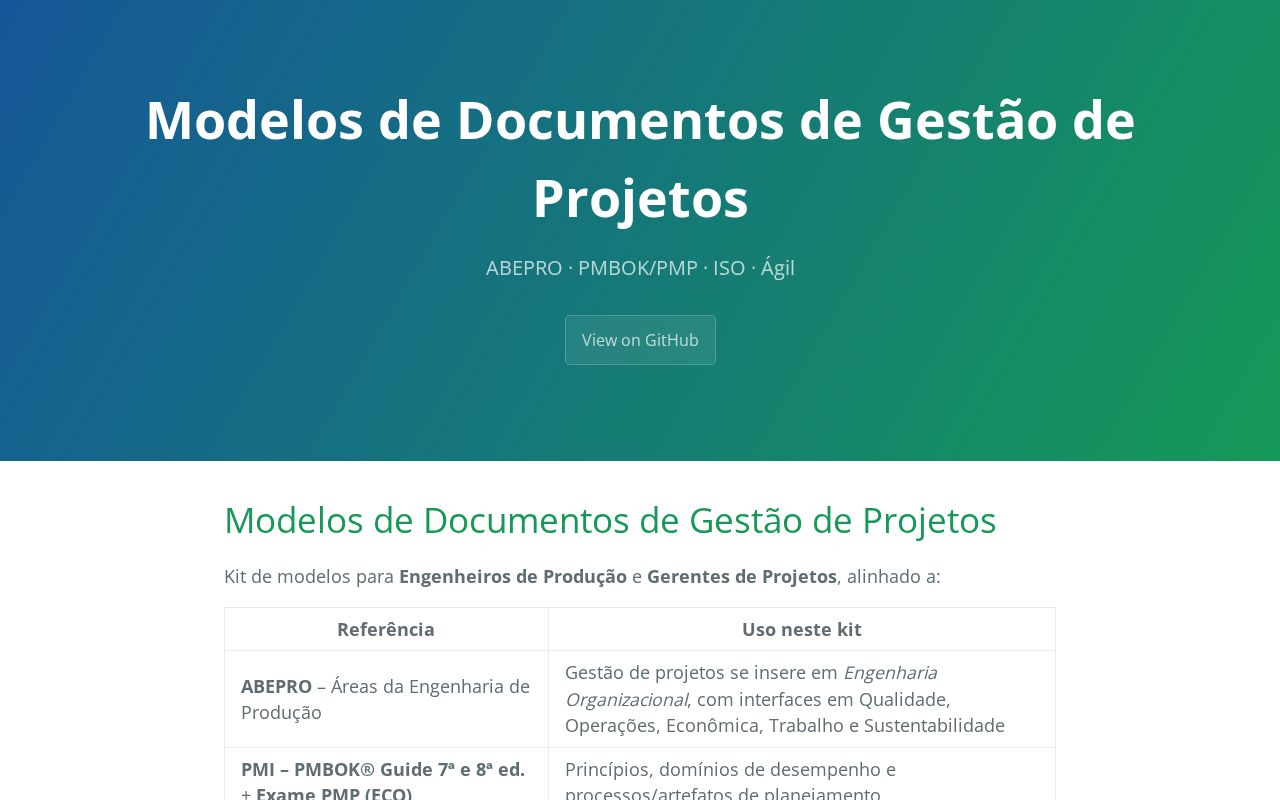 Preview of Modelos Gestao Projetos