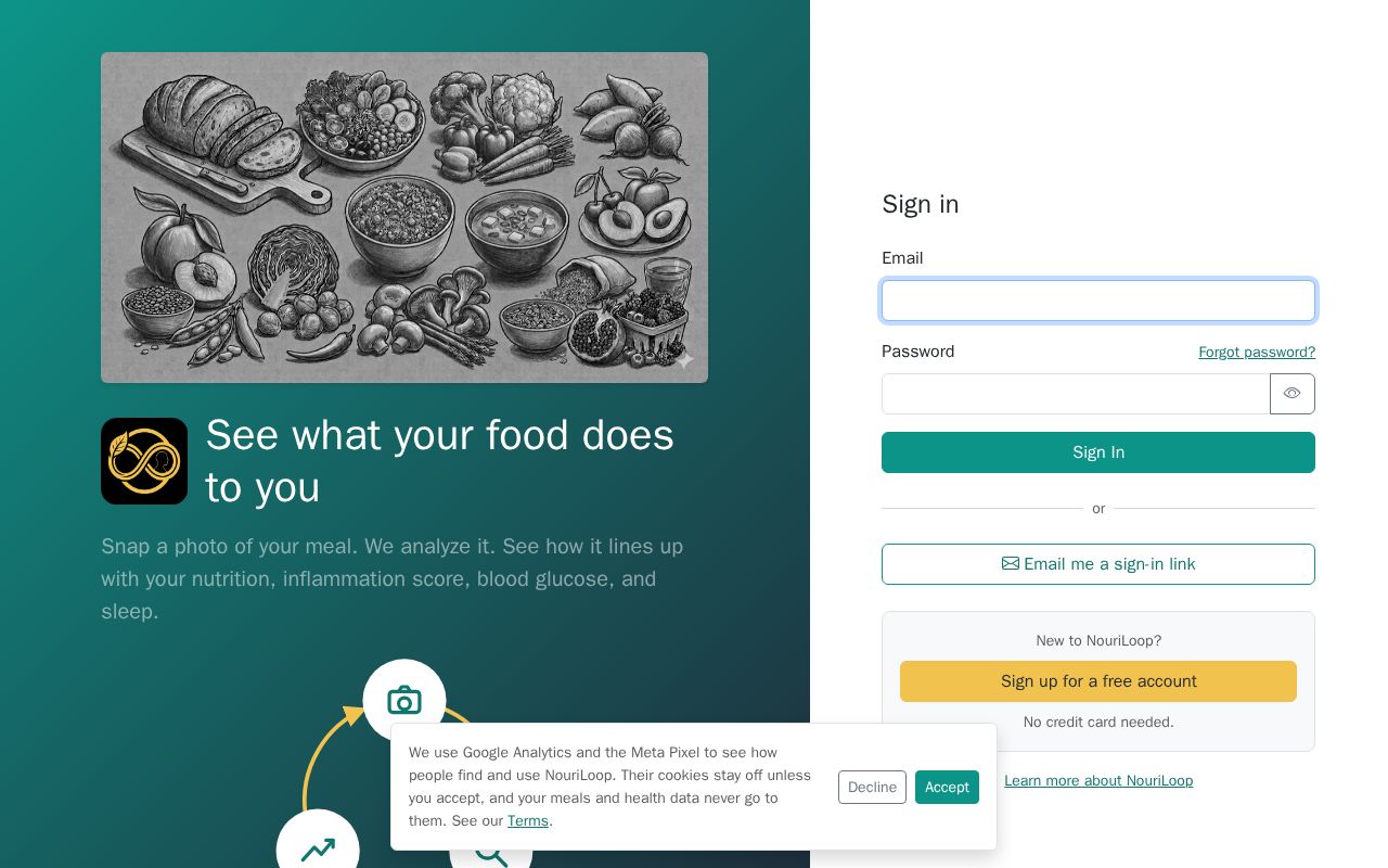 Preview of Nouriloop App