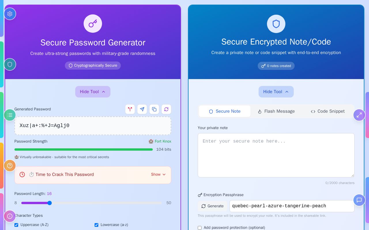 Preview of PrivSecrets