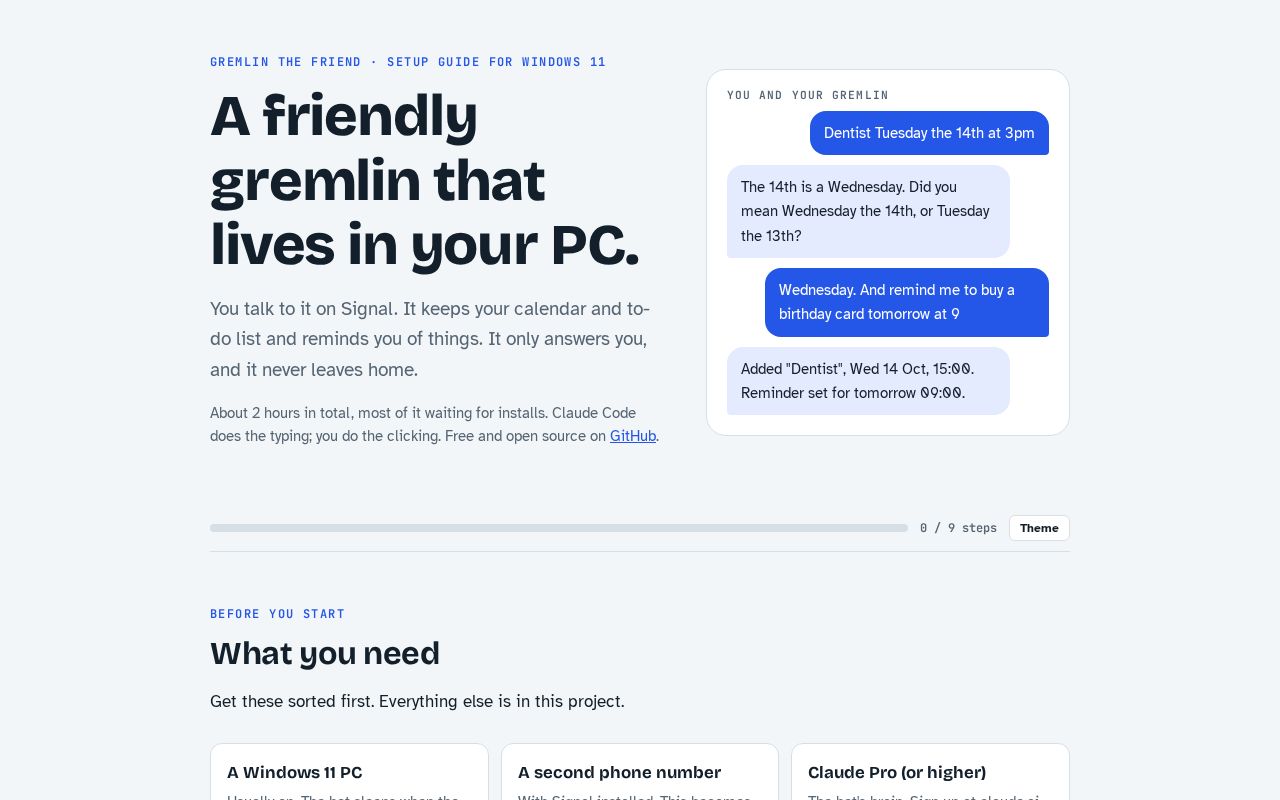 Preview of Gremlin The Friend