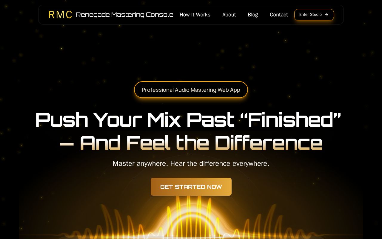 Preview of Renegade Mastering Console