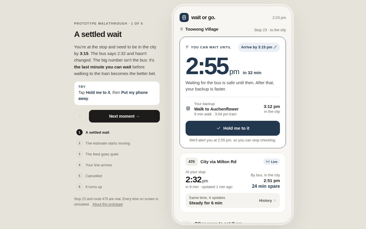 Preview of Wait Or Go