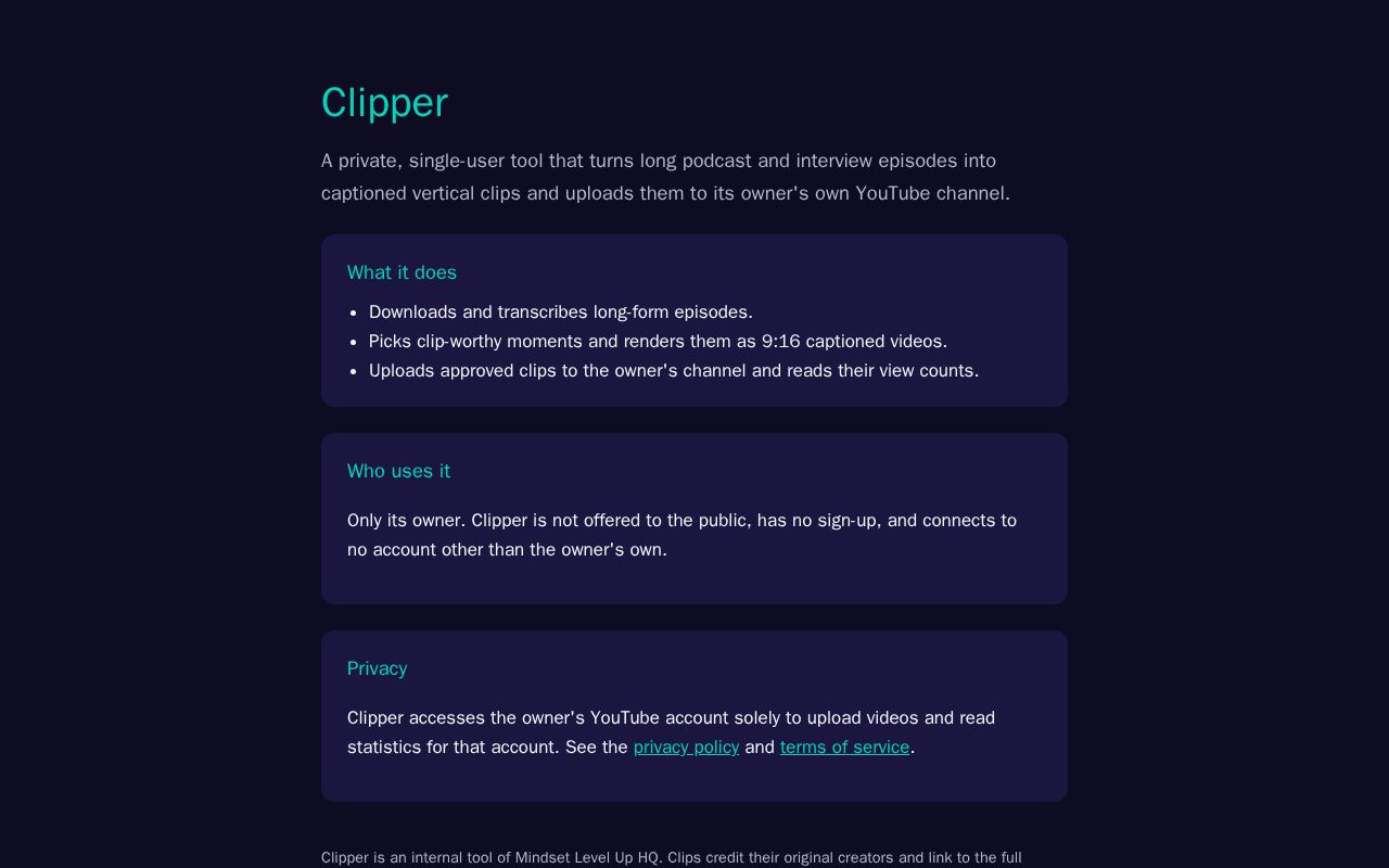 Preview of Clipper Site