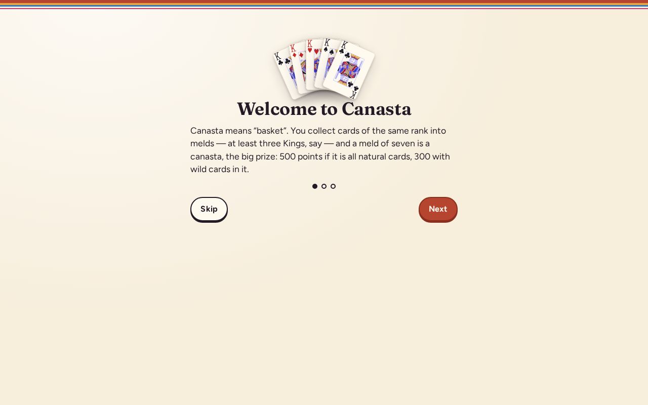 Preview of Canasta