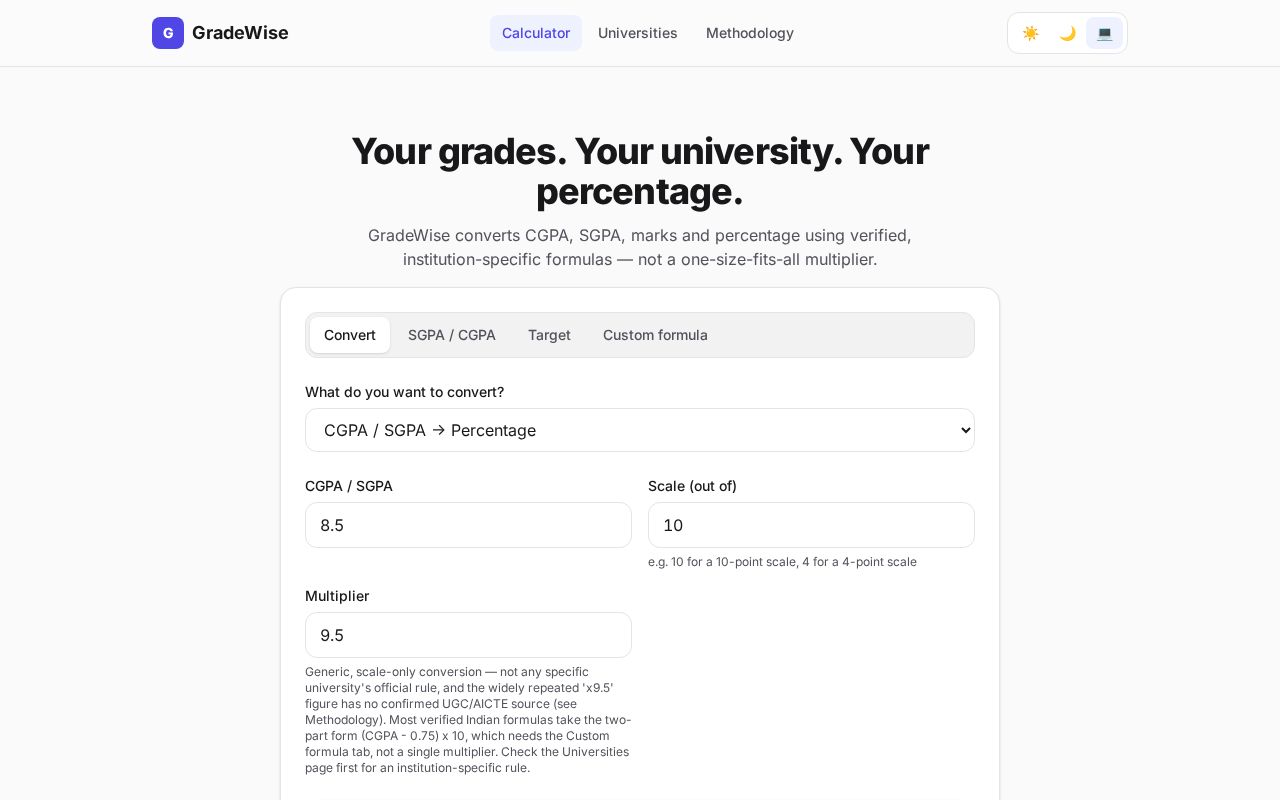 Preview of Gradewise