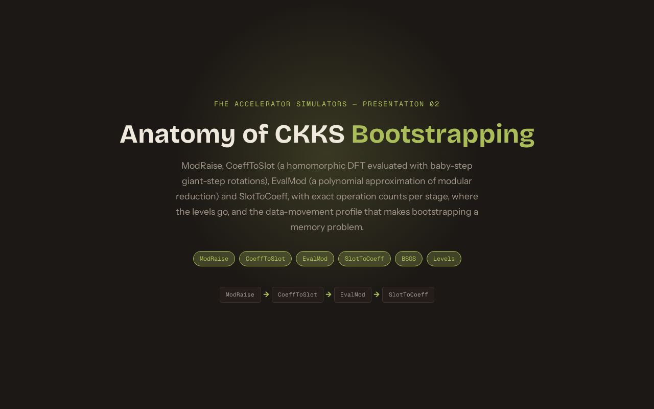 Preview of FHESim 02 Anatomy Of Bootstrapping