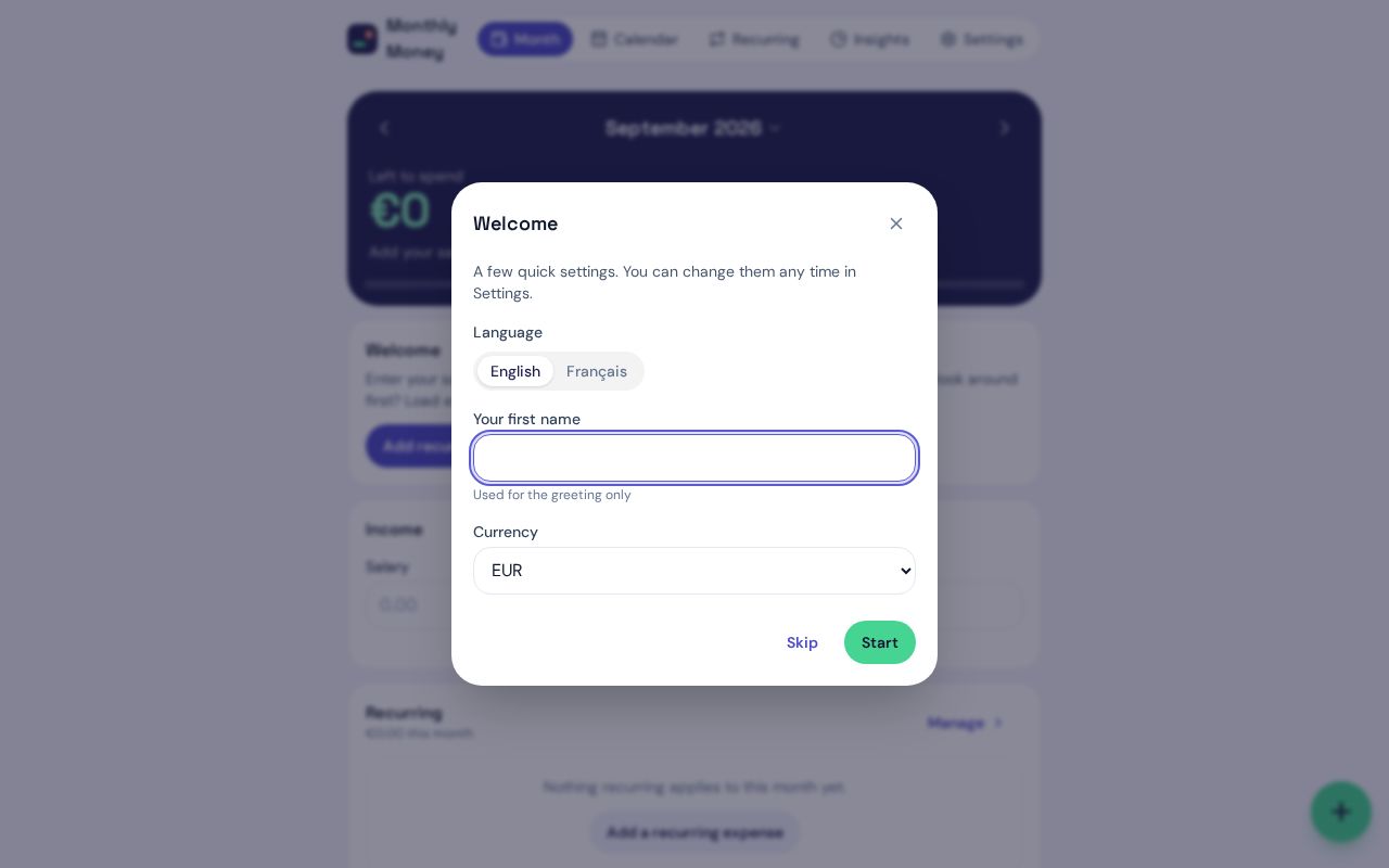 Preview of Money Management App