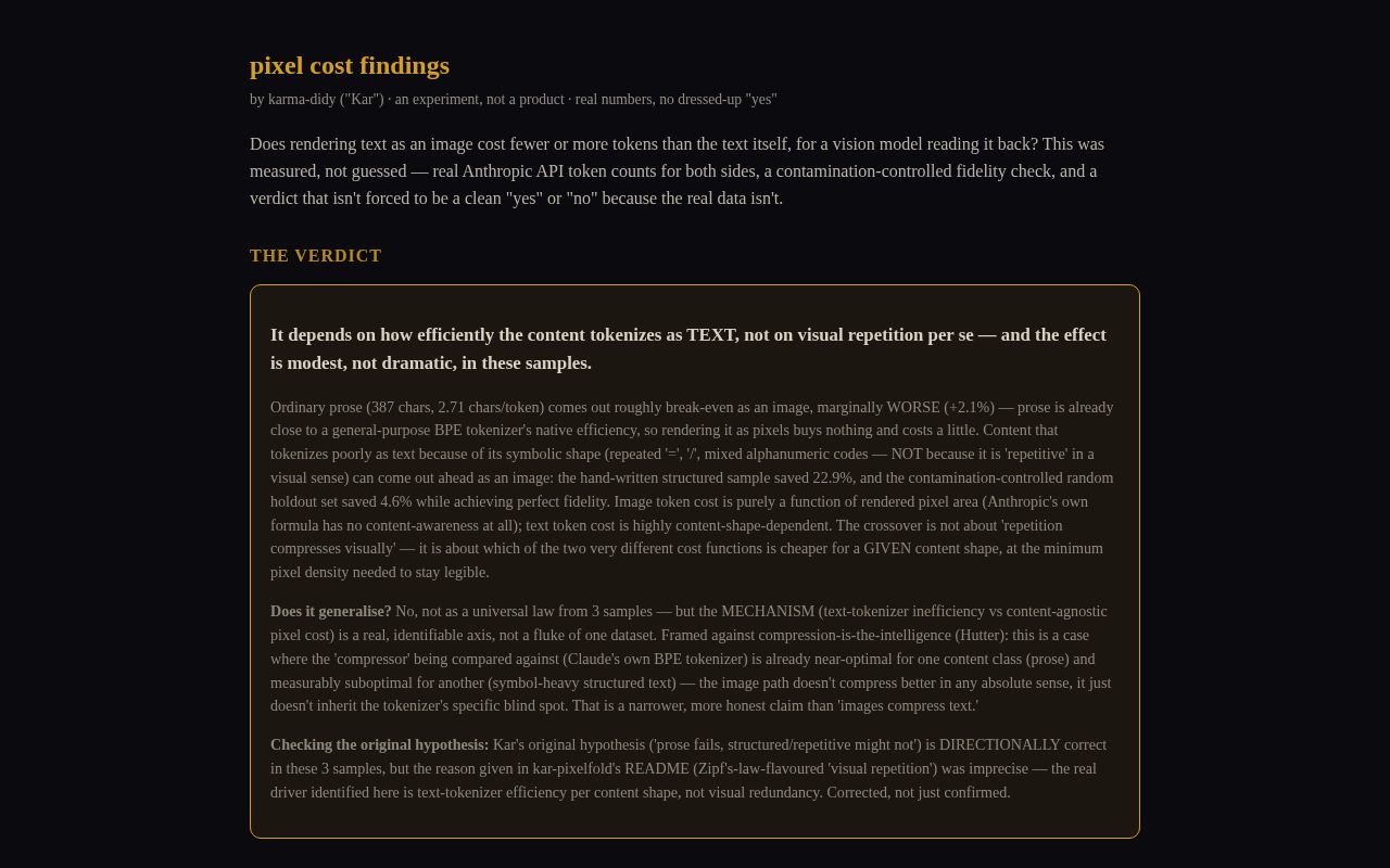Preview of Kar Pixel Cost