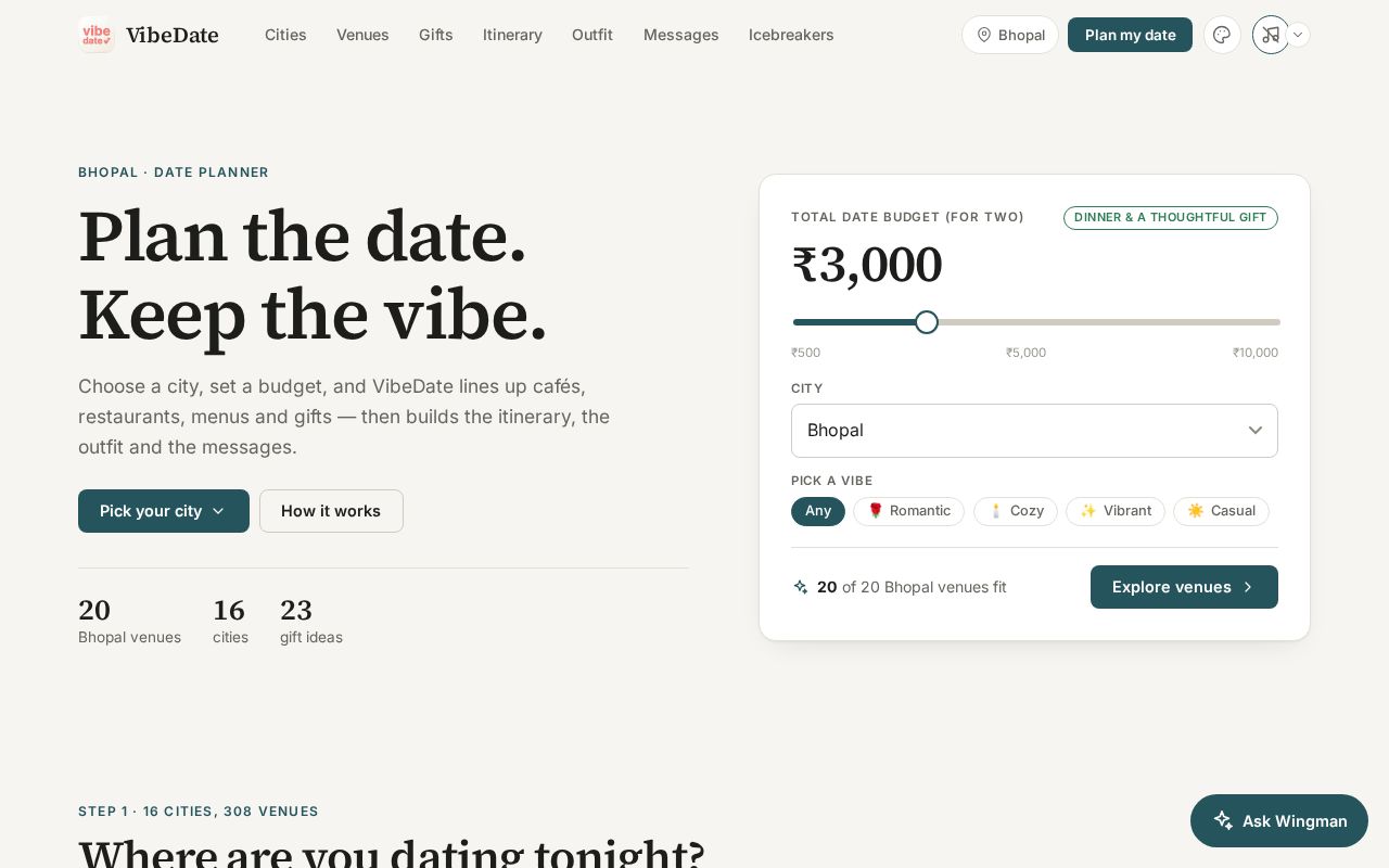Preview of VibeDate