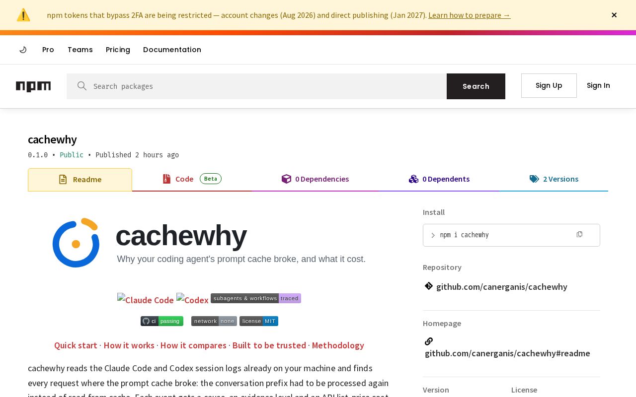 Preview of Cachewhy