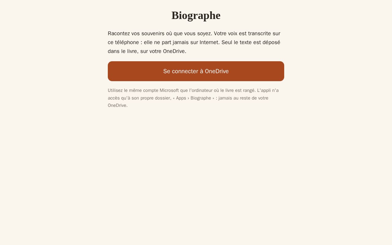 Preview of Biographe