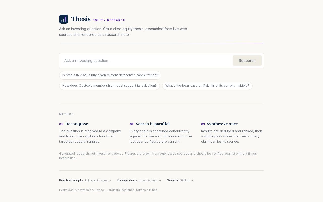Preview of Deep Research Invest