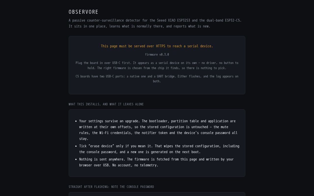 Preview of Observore