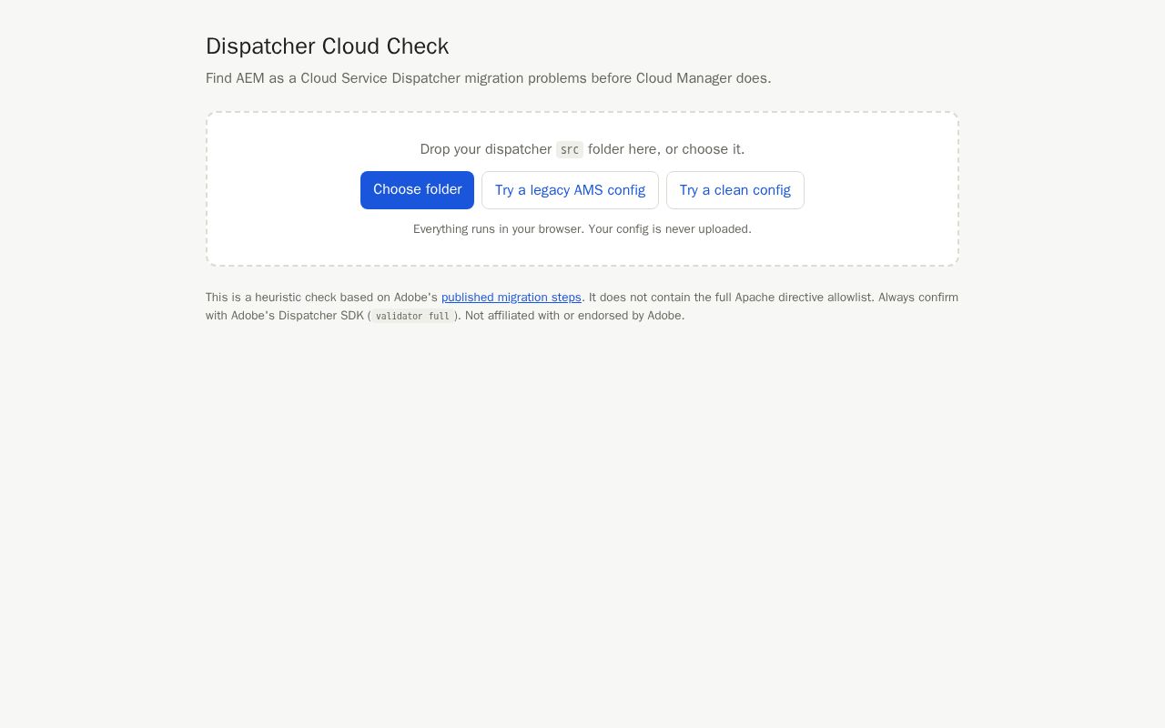 Preview of Dispatcher Cloud Check