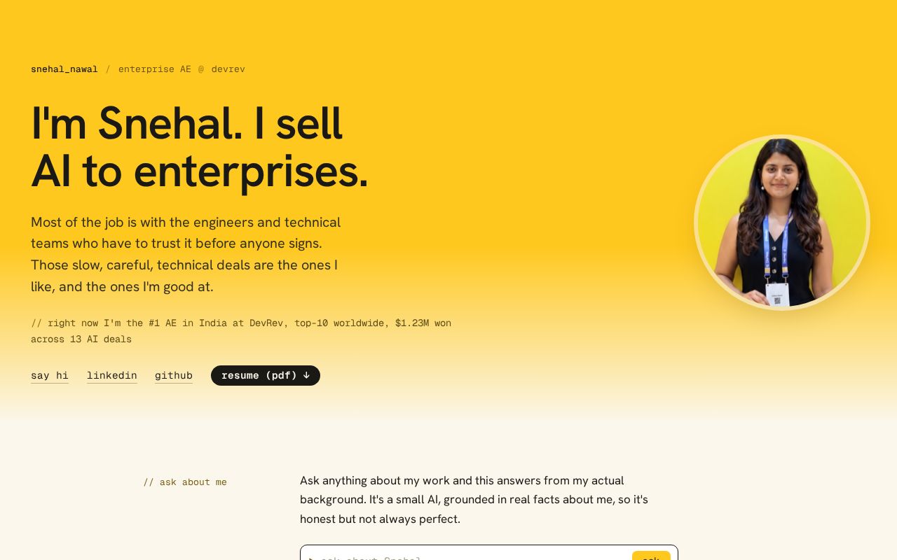 Preview of Snehalnawal Github Io