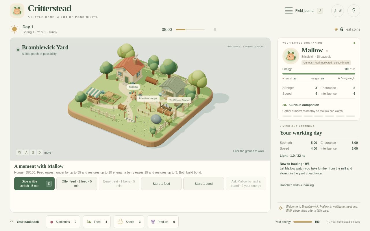 Preview of Critterstead