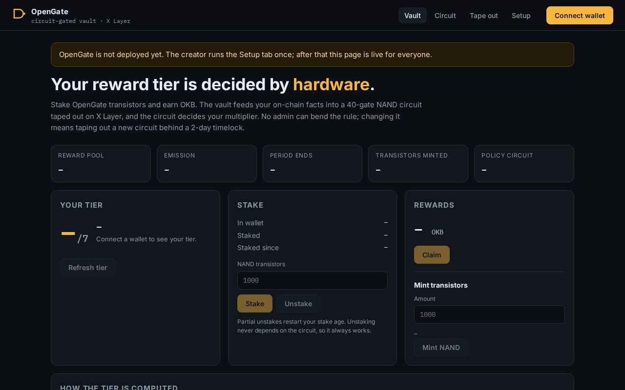 Preview of OpenGate