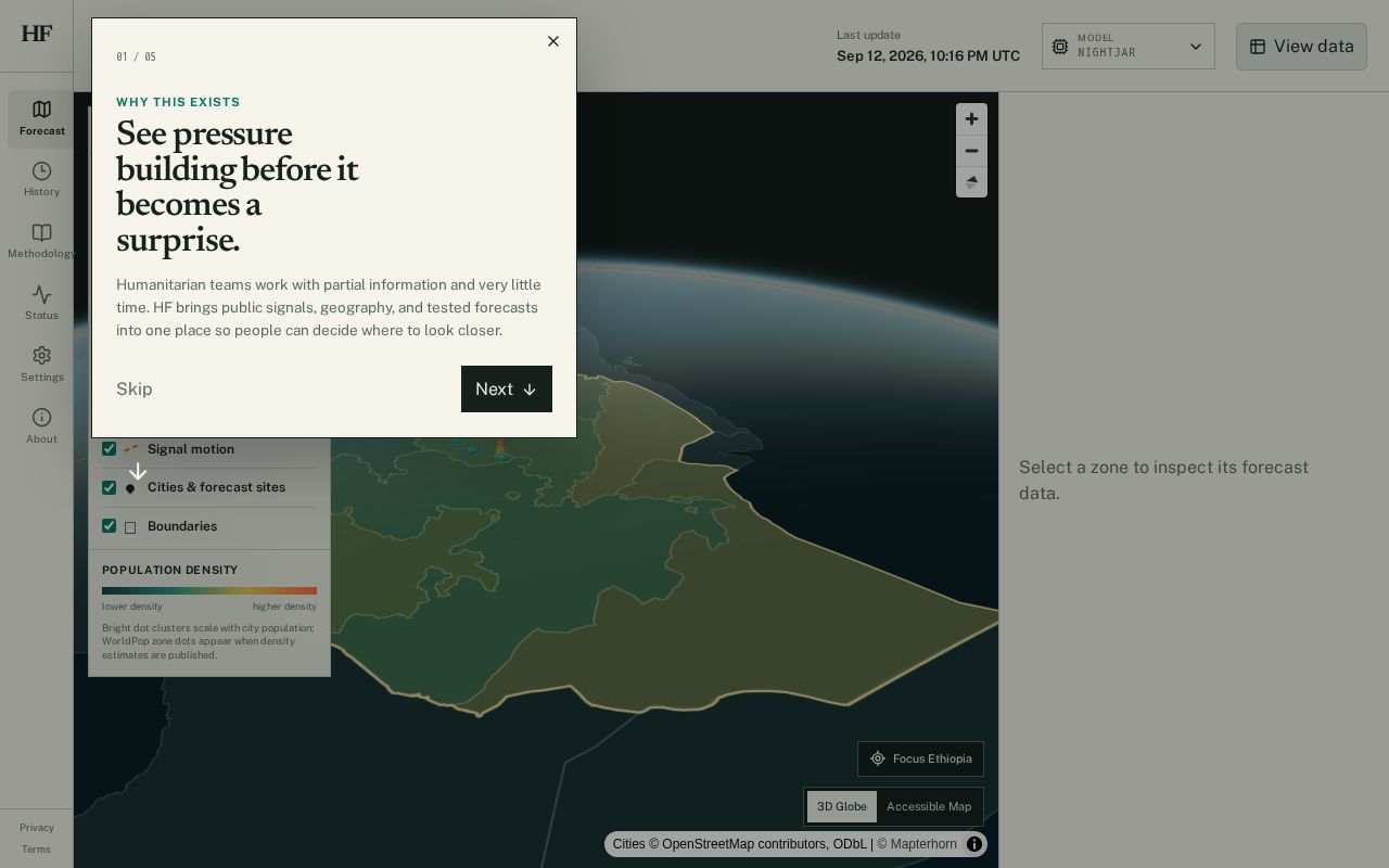 Preview of Open humanitarian geospatial forecasting and decision-support platform