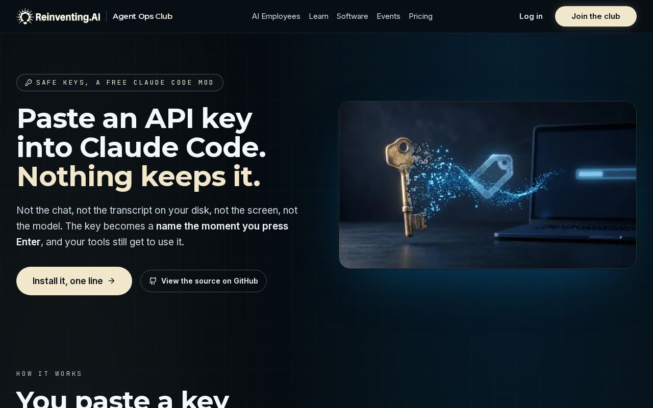 Preview of Safe Keys