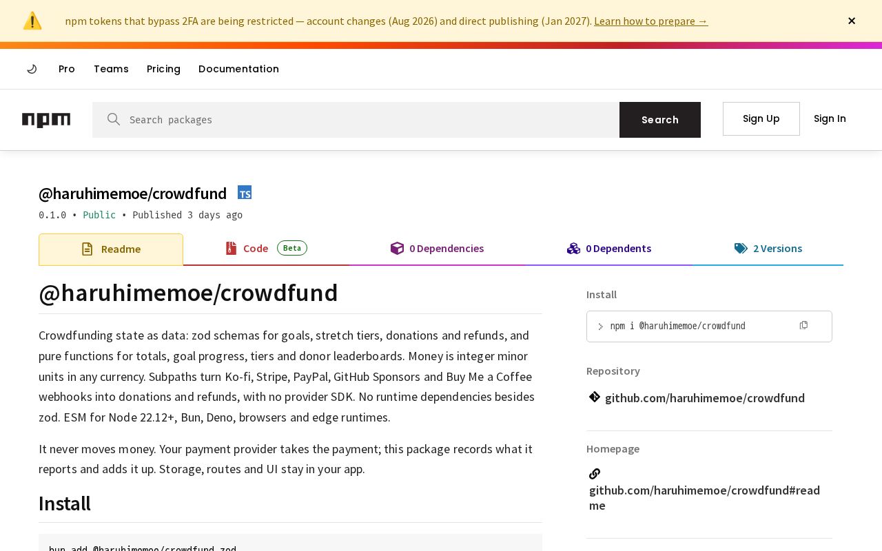 Preview of Crowdfund
