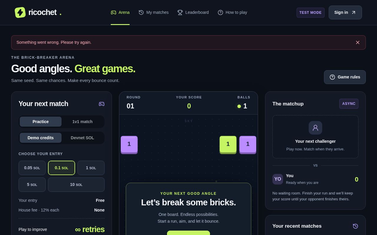Preview of Ricochet