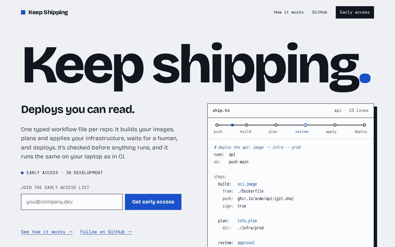 Preview of Keep Shipping