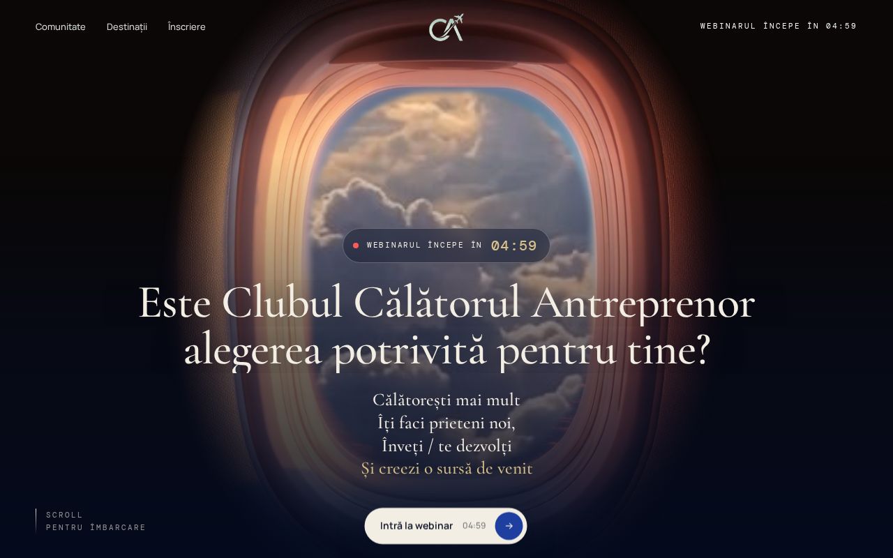 Preview of Landing Page