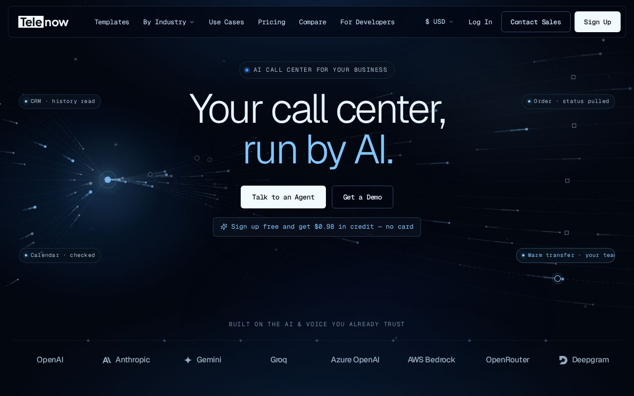 Preview of Telenow AI MCP