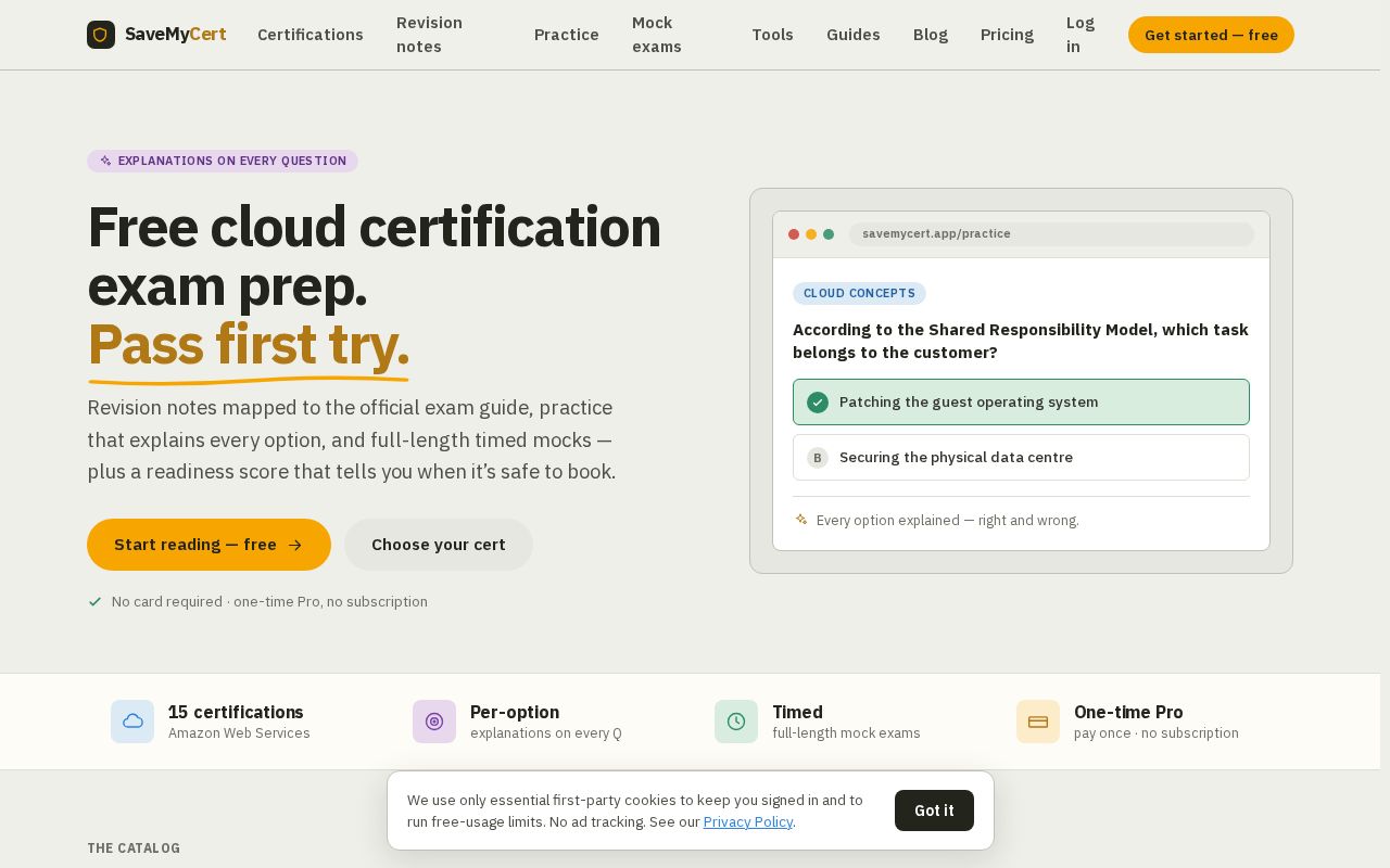 Preview of Certification Study Guides