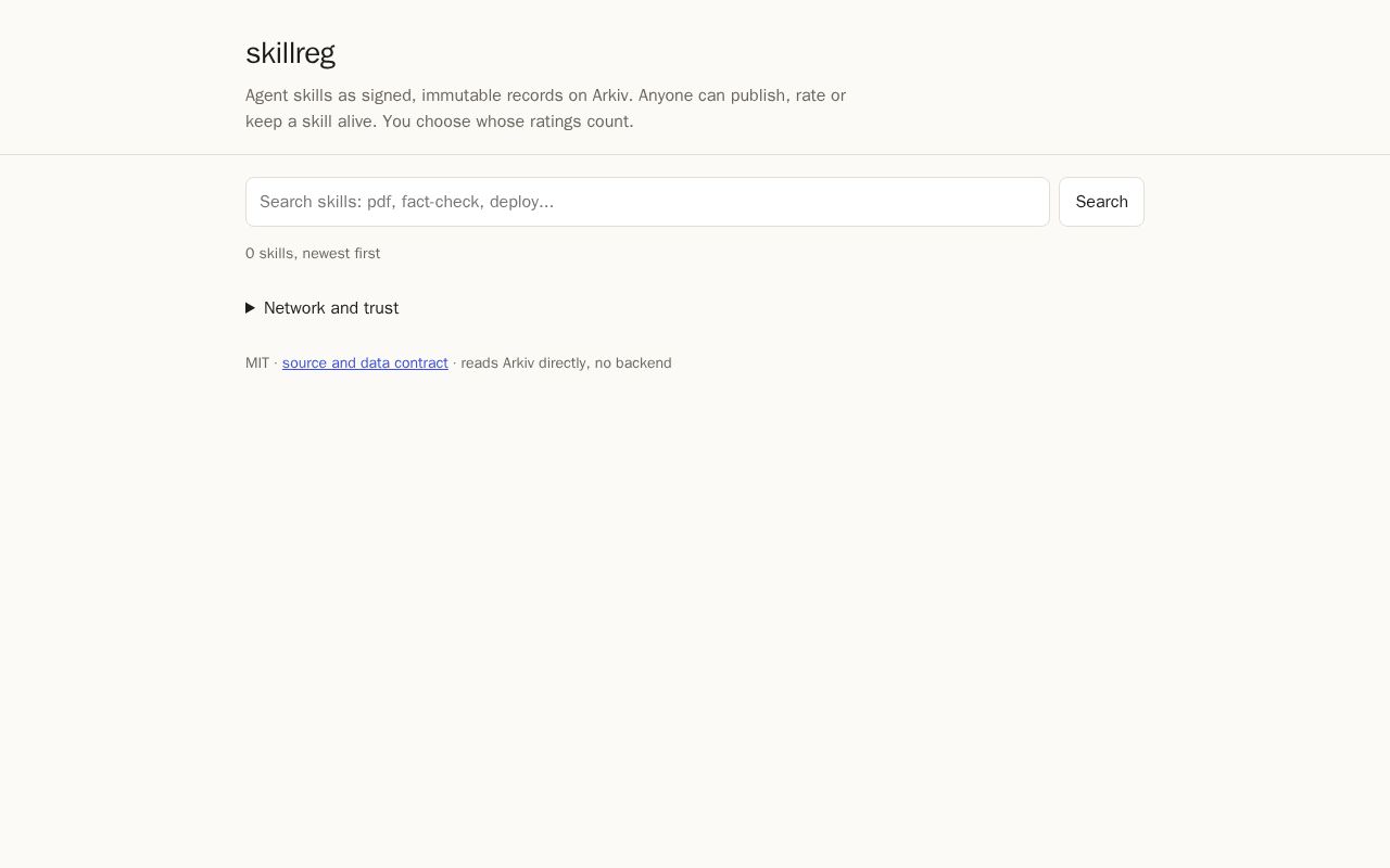Preview of Skillreg