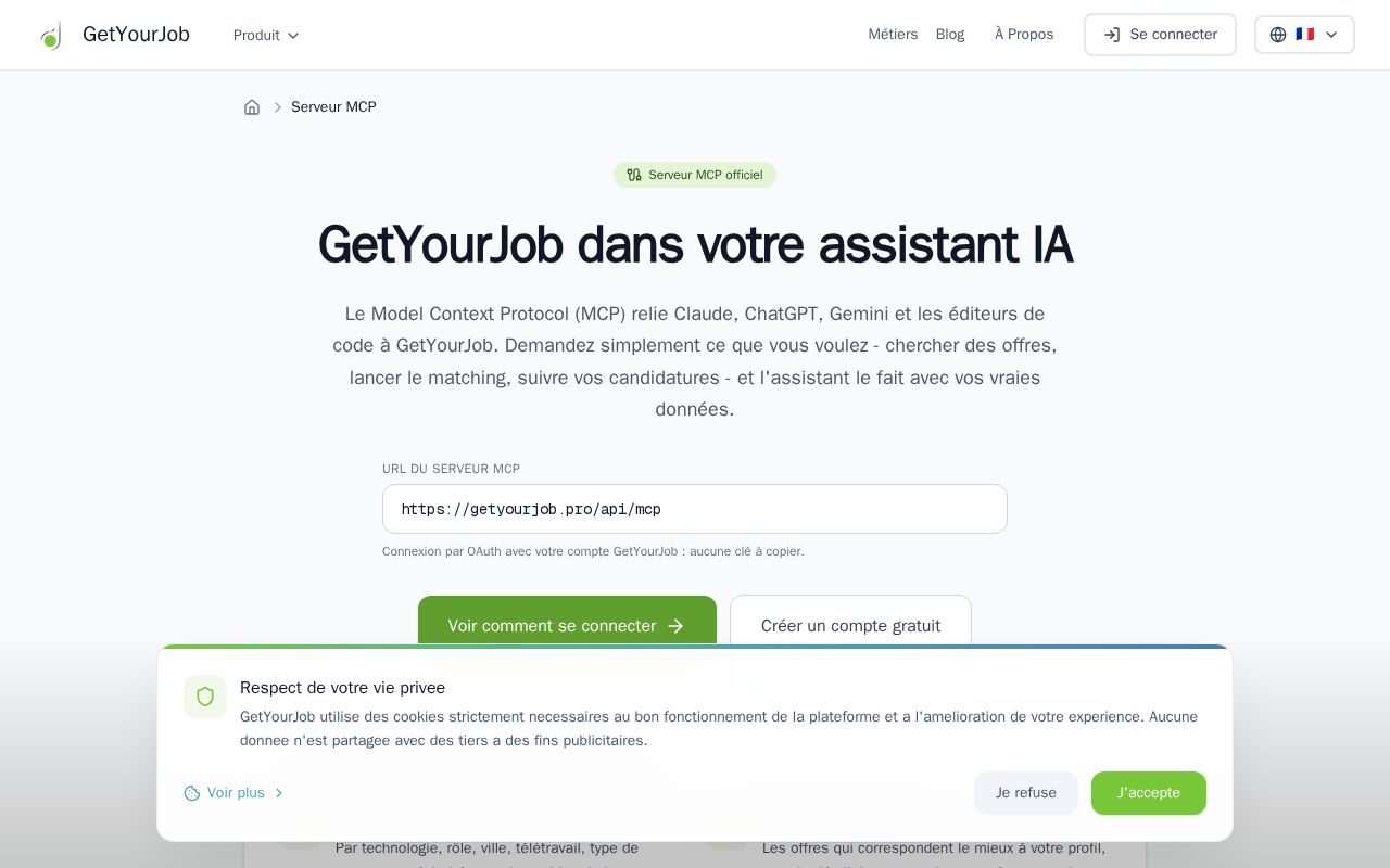 Preview of Getyourjob Mcp