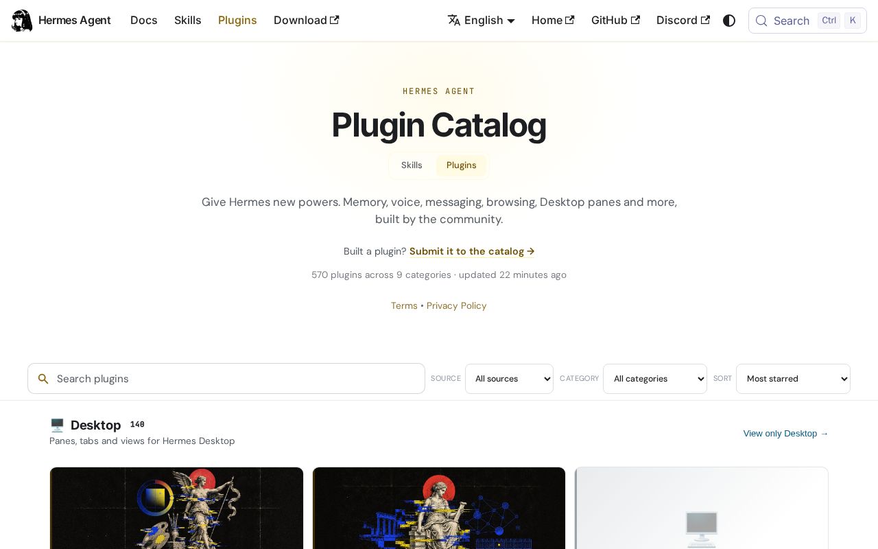 Preview of Hermes Official Plugins
