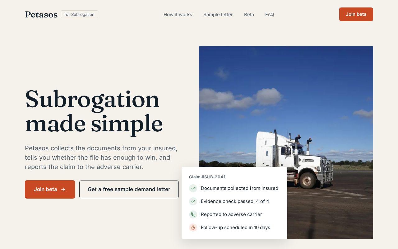 Preview of Petasos Web
