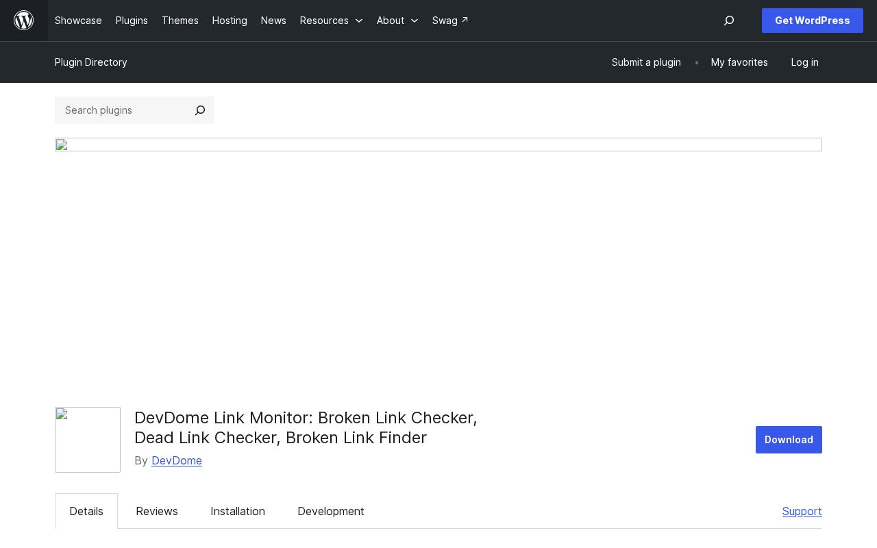 Preview of Devdome Link Monitor
