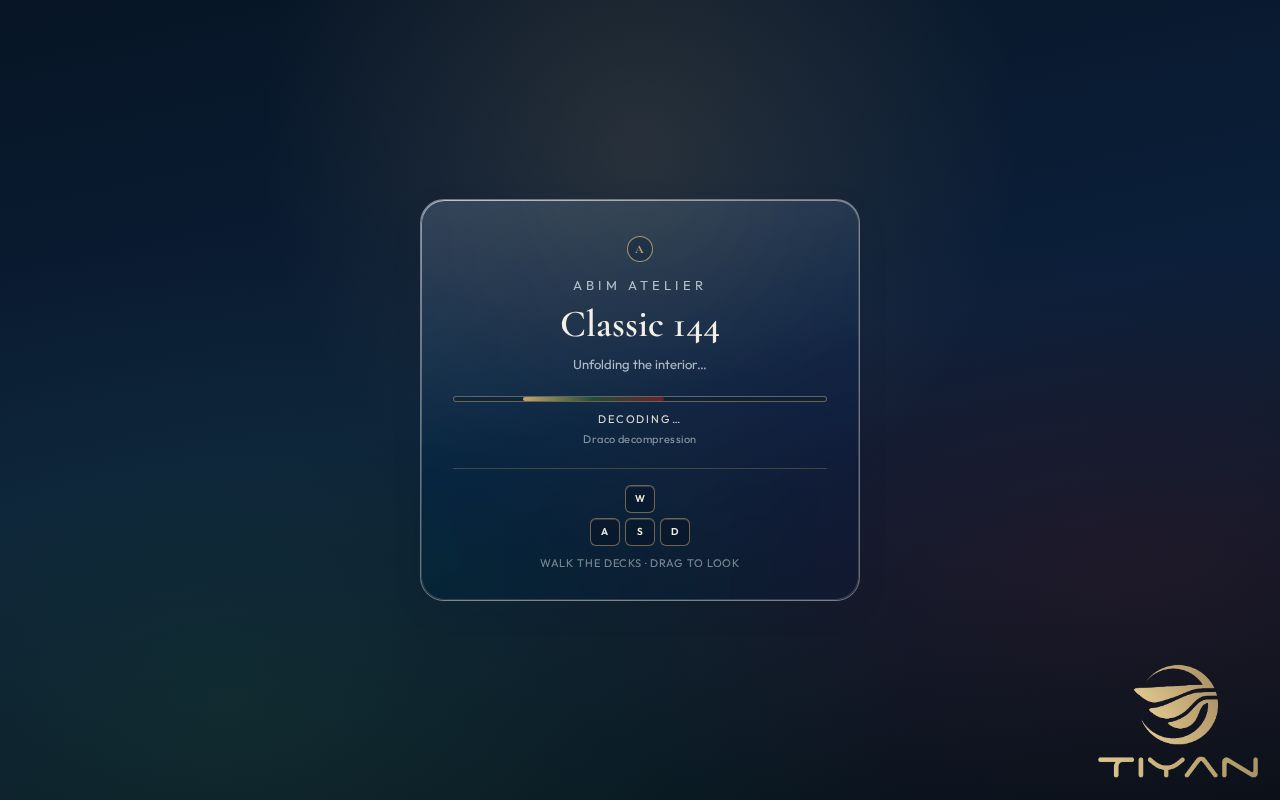 Preview of ABIM Classic 144 atelier yacht configurator