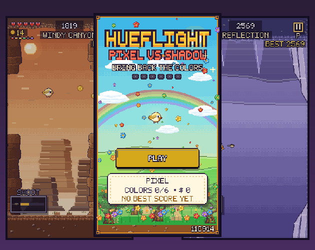 Preview of Hueflight: Pixel vs Shadow