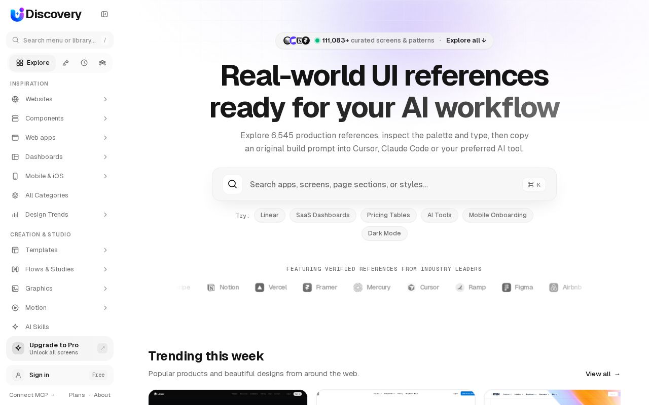 Preview of UI Discovery