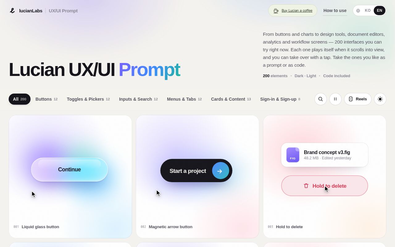 Preview of Lucian Uxui Prompt
