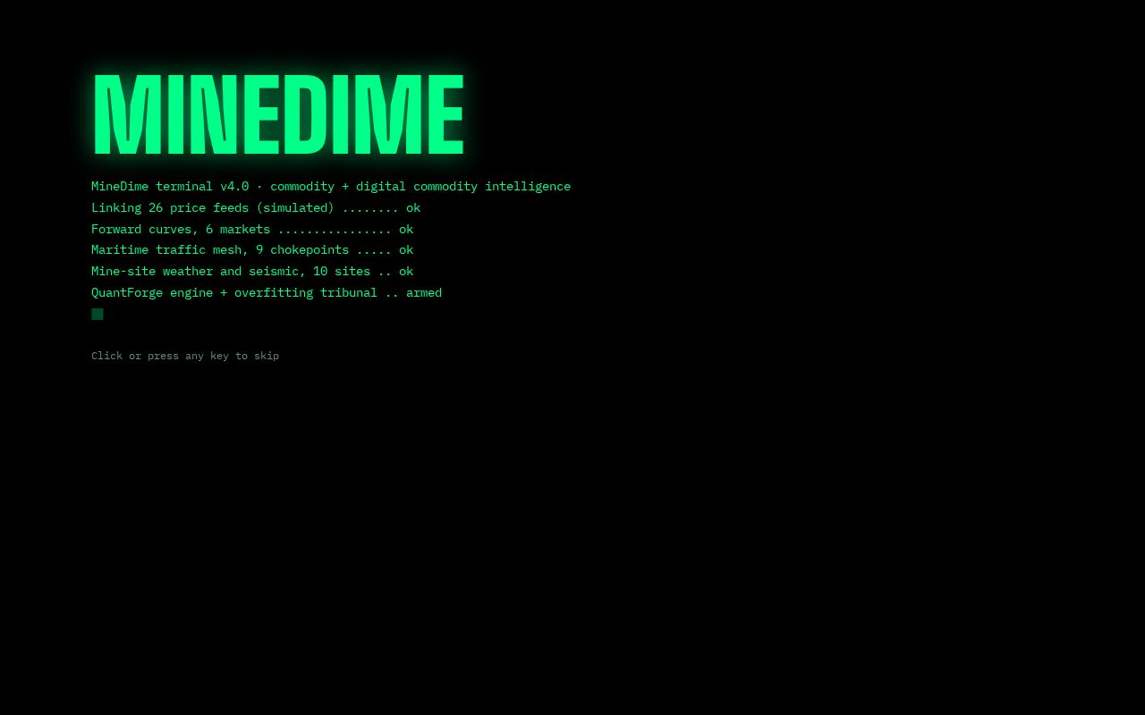 Preview of Minedime