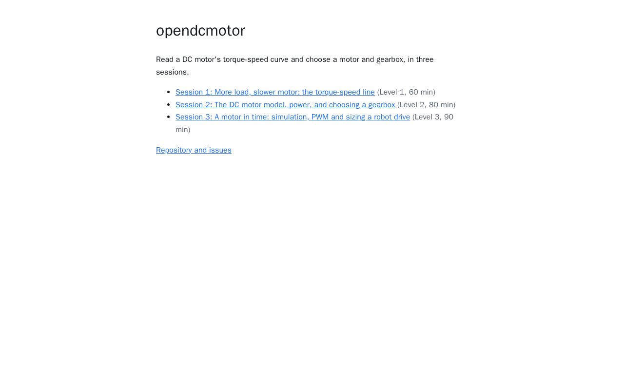 Preview of Opendcmotor